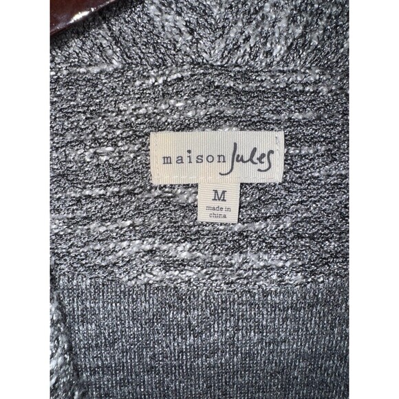 Medium maison Jules  Grey Cardigan with Pockets - Picture 2 of 4